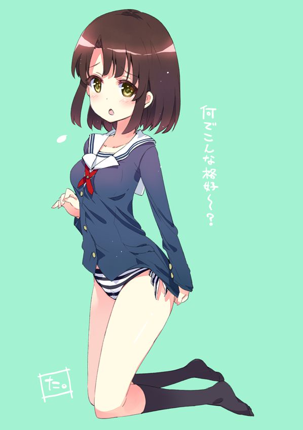 【エロ画像】冴えない彼女の育てかたのエロコスプレの参考にしたくなる加藤恵のキャラクター画像