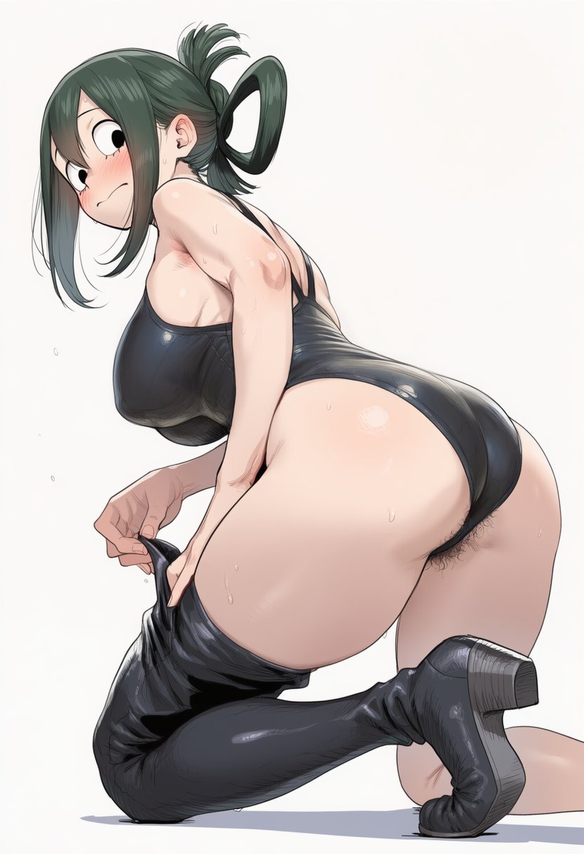 【画像あり】蛙吹梅雨が闇風俗で本番解禁www(僕のヒーローアカデミア)