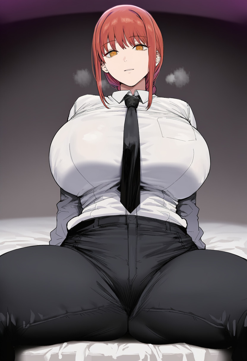 マキマのおっぱいを好き放題ヤリ放題な二次エロ画像【チェンソーマン】