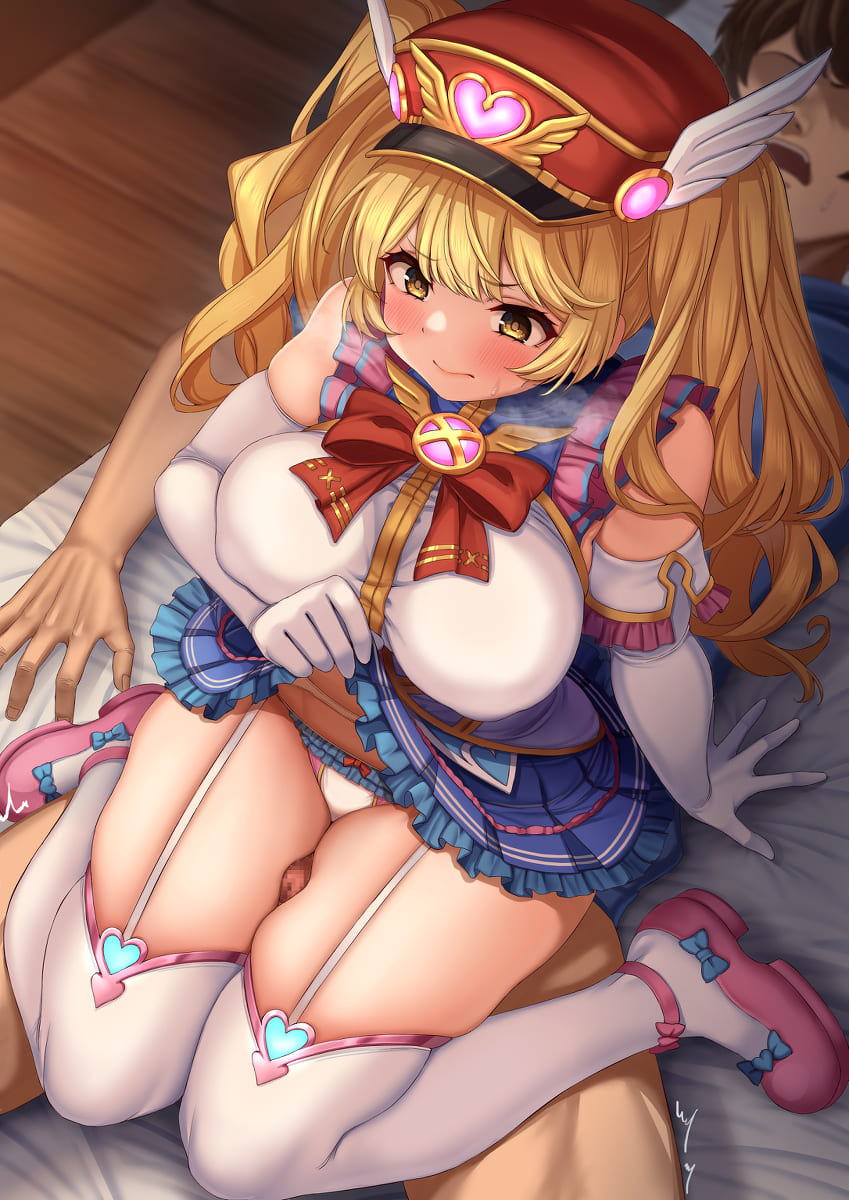 【グランブルーファンタジー】モニカがオナニーしているのを想像して即抜き二次エロ画像