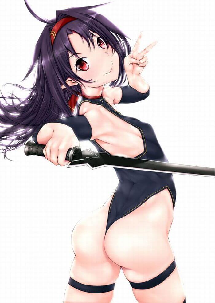 ユウキの悩殺必死のセクシーポーズのエロ画像！【ソードアート・オンライン】