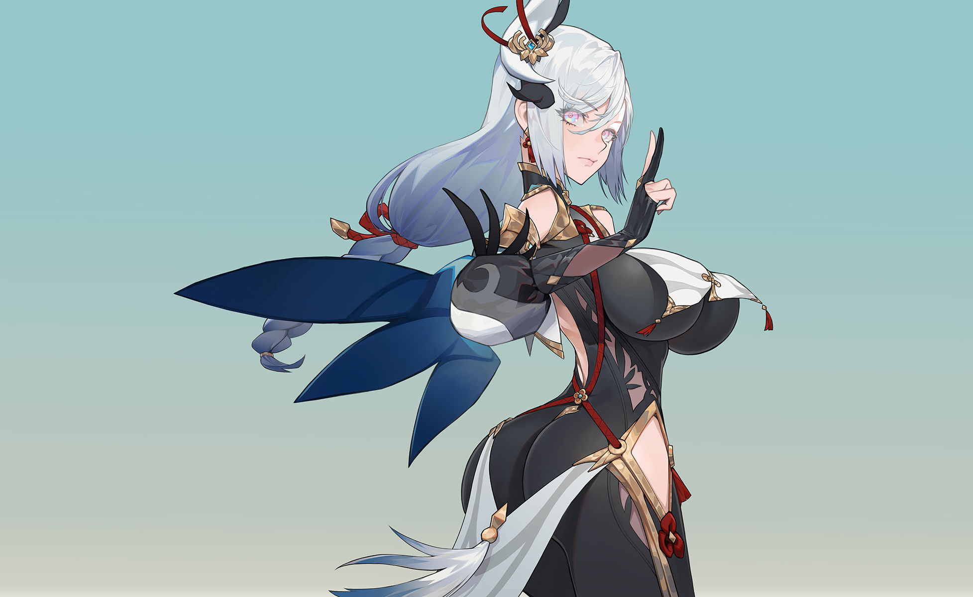 【原神】申鶴のがっつりむしゃぶりつきたいおっぱいエロ画像で即抜き！
