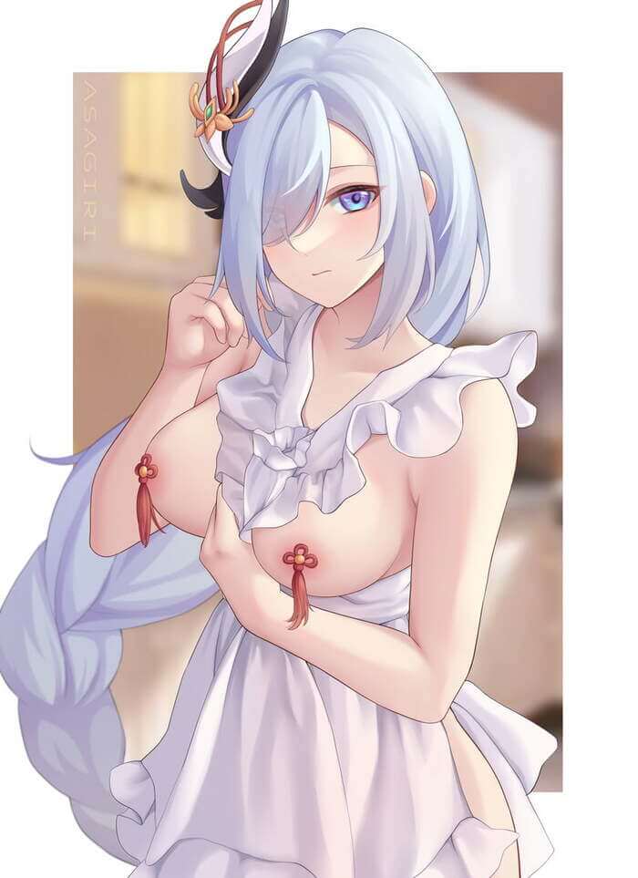 【原神】申鶴のがっつりむしゃぶりつきたいおっぱいエロ画像で即抜き！