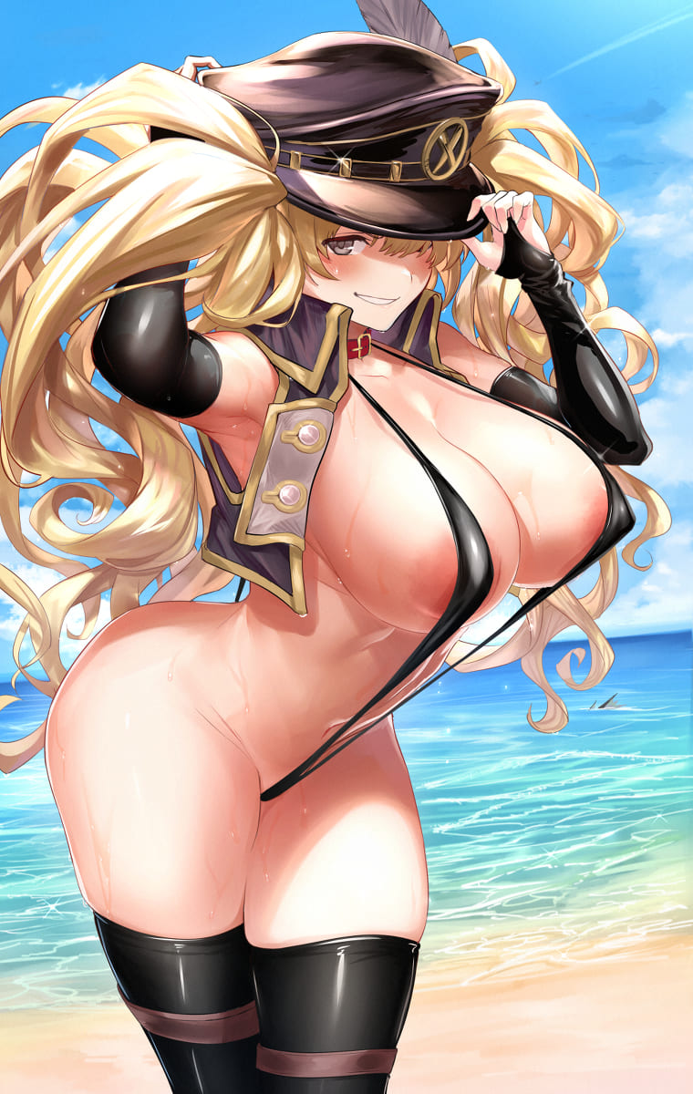 【グランブルーファンタジー】モニカがオナニーしているのを想像して即抜き二次エロ画像