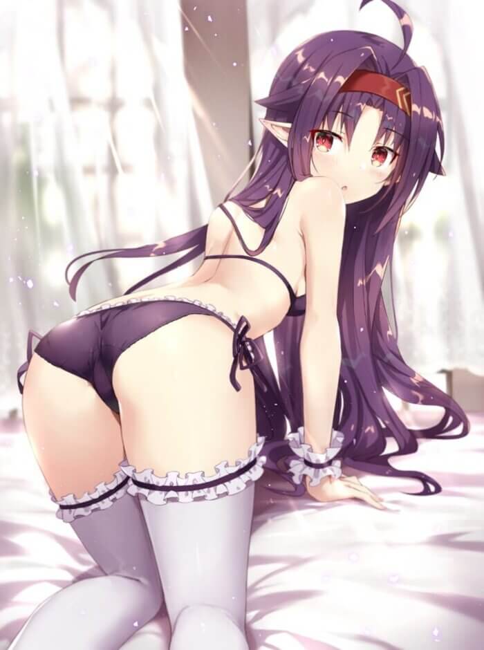 ユウキの悩殺必死のセクシーポーズのエロ画像！【ソードアート・オンライン】
