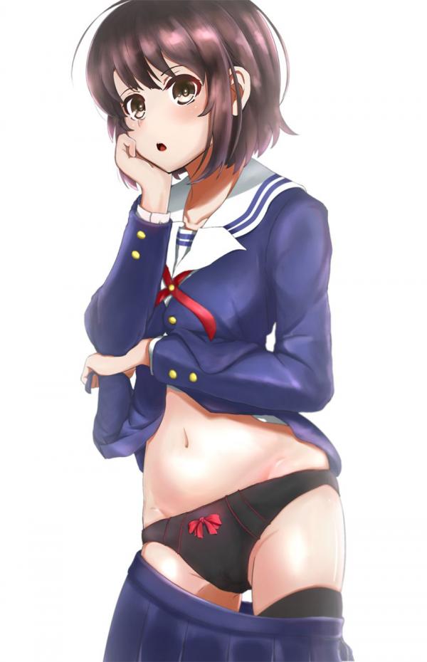 【エロ画像】冴えない彼女の育てかたのエロコスプレの参考にしたくなる加藤恵のキャラクター画像
