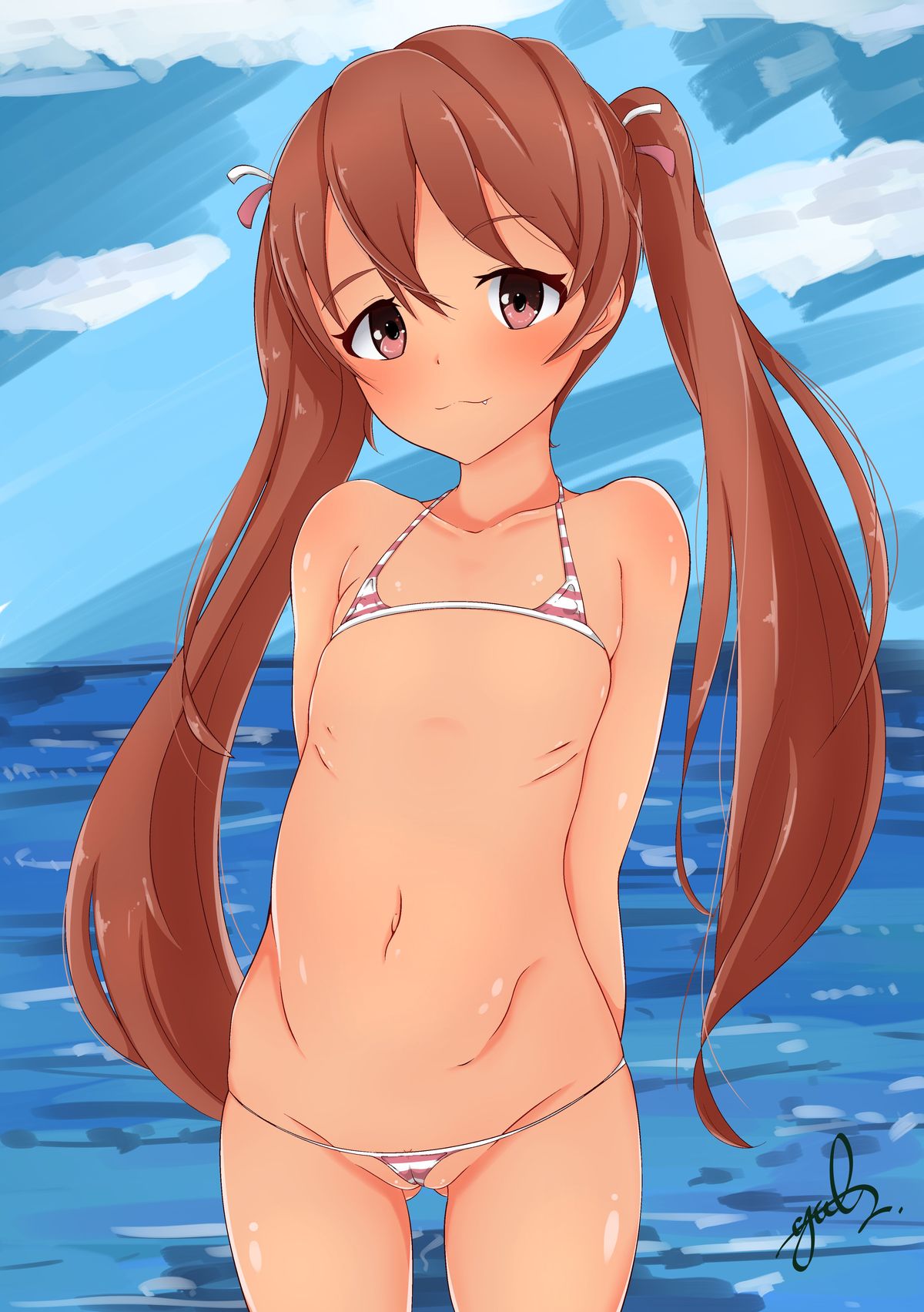 リベッチオの悩殺必死のセクシーポーズのエロ画像!【艦隊これくしょん】