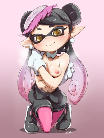 快楽に堕ちそうになってるアヘ顔のアオリ抜けるエロ画像！【スプラトゥーン】