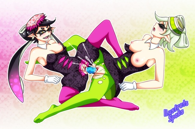 快楽に堕ちそうになってるアヘ顔のアオリ抜けるエロ画像！【スプラトゥーン】