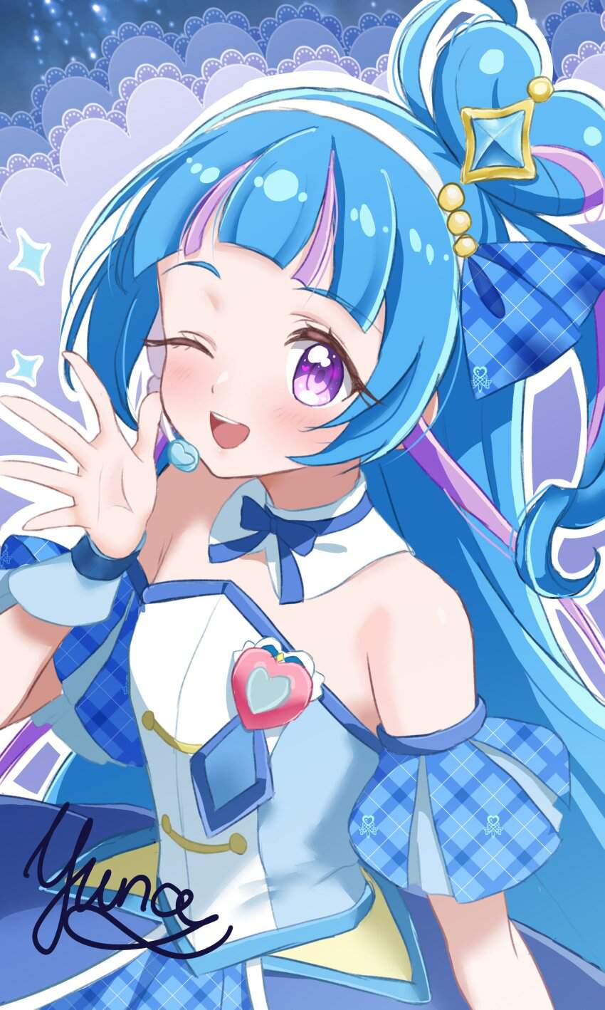 キュアウインクの悩殺必死のセクシーポーズのエロ画像!【キミとアイドルプリキュア♪】