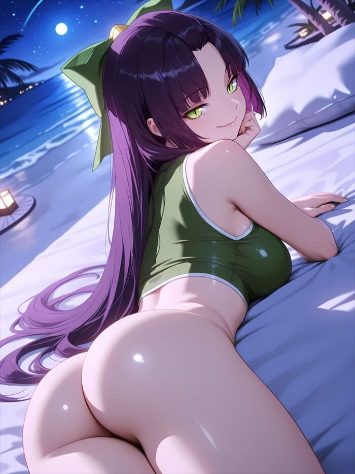 紫黒のオナニー姿を想像するだけでめっちゃ抜けるエロ画像【魔都精兵のスレイブ】