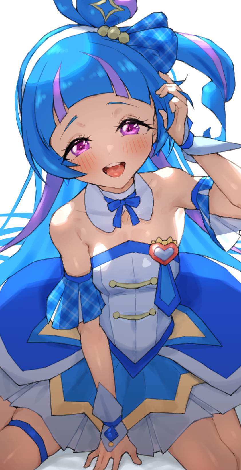 キュアウインクの悩殺必死のセクシーポーズのエロ画像!【キミとアイドルプリキュア♪】