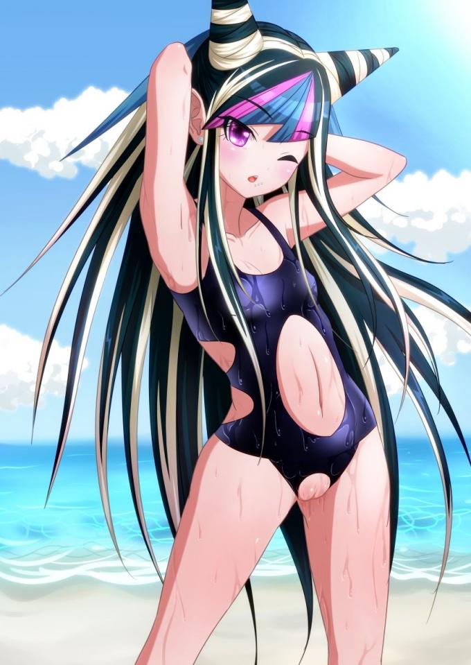 快楽に堕ちそうになってるアヘ顔の澪田唯吹抜けるエロ画像！【ダンガンロンパ】
