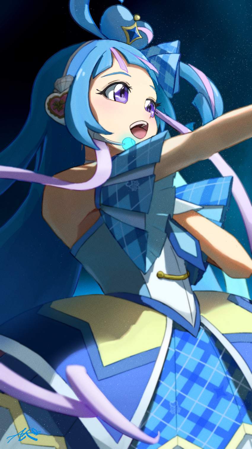キュアウインクの悩殺必死のセクシーポーズのエロ画像!【キミとアイドルプリキュア♪】