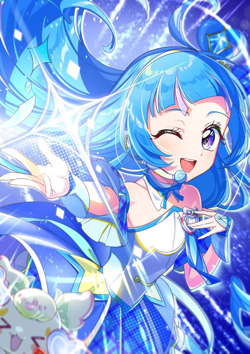 キュアウインクの悩殺必死のセクシーポーズのエロ画像!【キミとアイドルプリキュア♪】