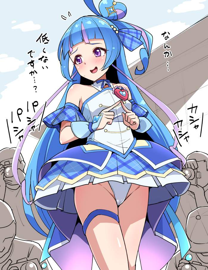 キュアウインクの悩殺必死のセクシーポーズのエロ画像!【キミとアイドルプリキュア♪】