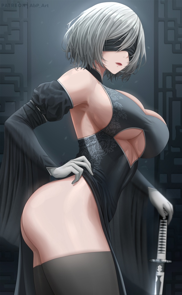 【エロ画像】NieR Automataのエロコスプレの参考にしたくなる2Bのキャラクター画像