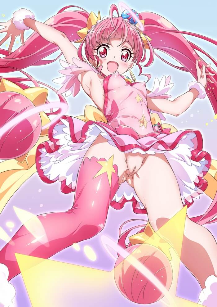 キュアスターのオナニー姿を想像するだけでめっちゃ抜けるエロ画像【プリキュア】