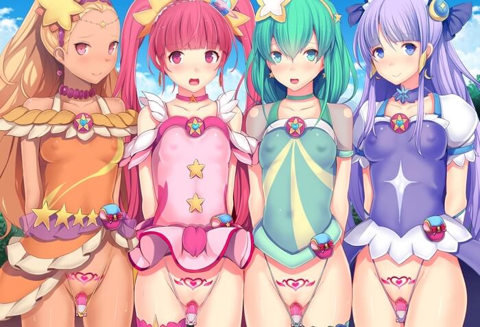 【エロ画像】プリキュアのエロコスプレの参考にしたくなるキュアスターのキャラクター画像