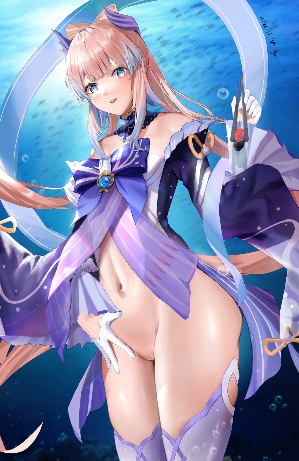【原神】珊瑚宮心海の可愛いHな二次エロ画像
