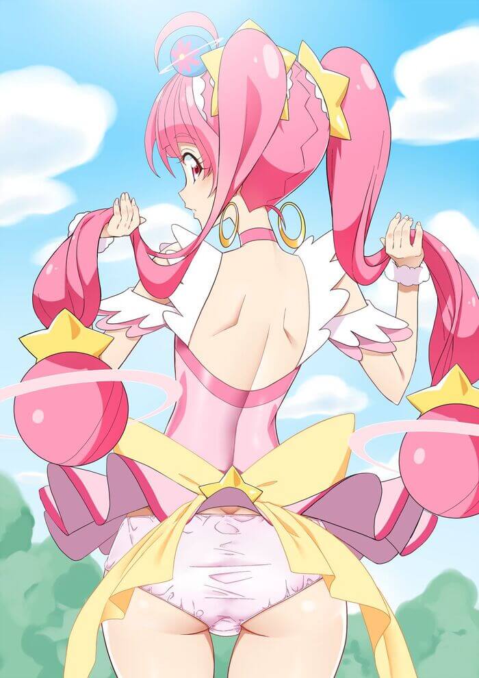 【エロ画像】プリキュアのエロコスプレの参考にしたくなるキュアスターのキャラクター画像
