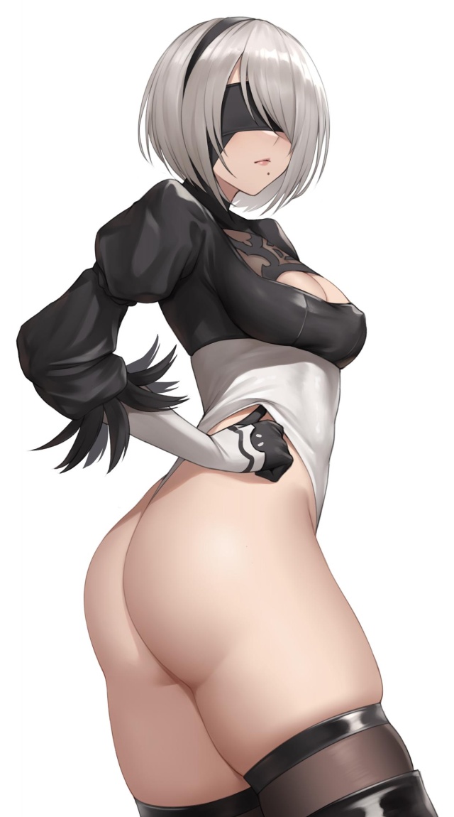 【エロ画像】NieR Automataのエロコスプレの参考にしたくなる2Bのキャラクター画像