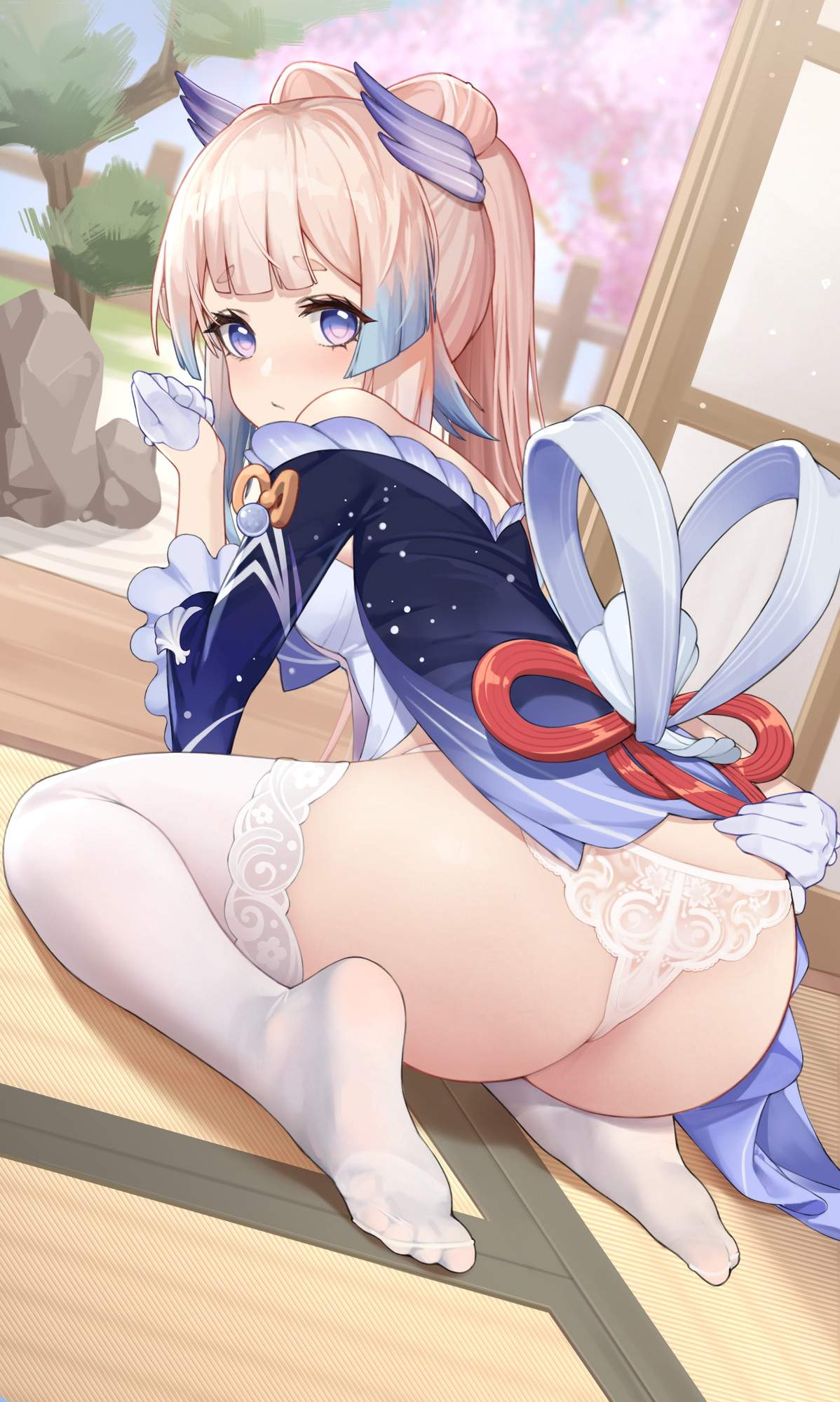 快楽に堕ちそうになってるアヘ顔の珊瑚宮心海抜けるエロ画像！【原神】