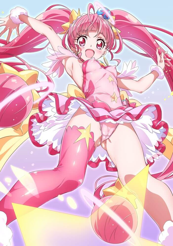 【エロ画像】プリキュアのエロコスプレの参考にしたくなるキュアスターのキャラクター画像