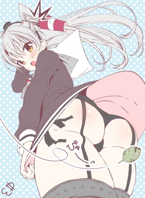 【艦隊これくしょん】声優さんのエロボイスに合わせて鑑賞したい天津風の抜けるエロ画像
