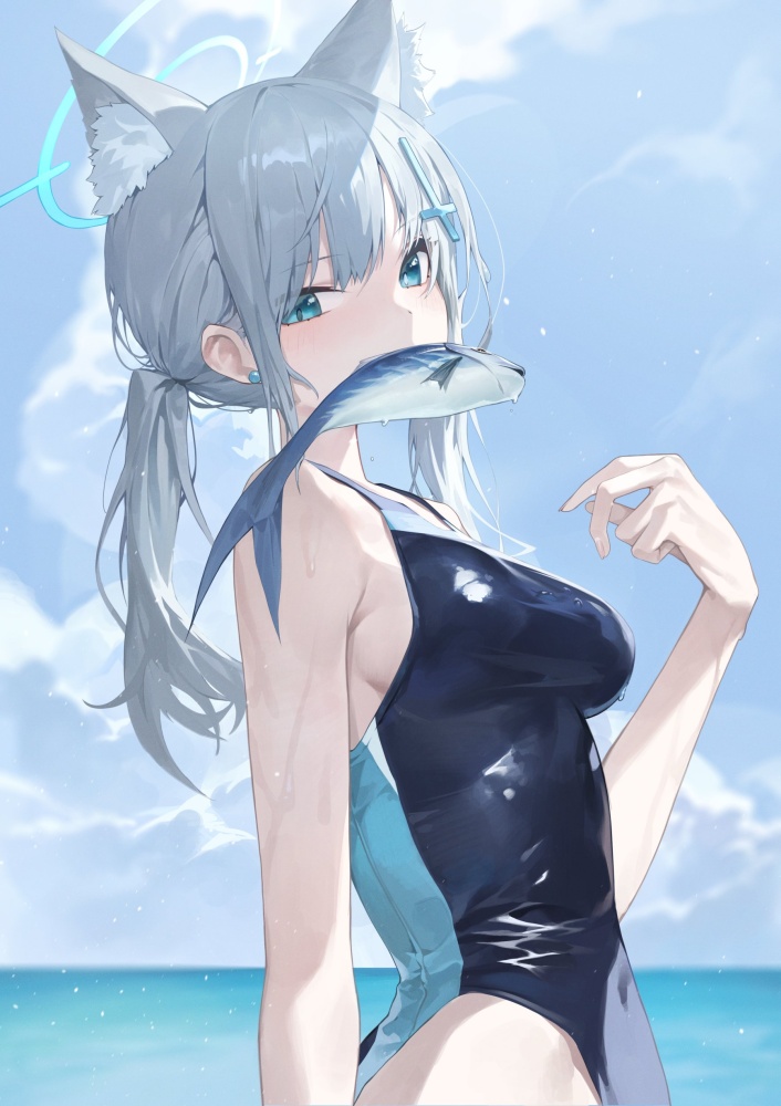 【ブルーアーカイブ】砂狼シロコのエッチでがっつり抜けるエロ画像