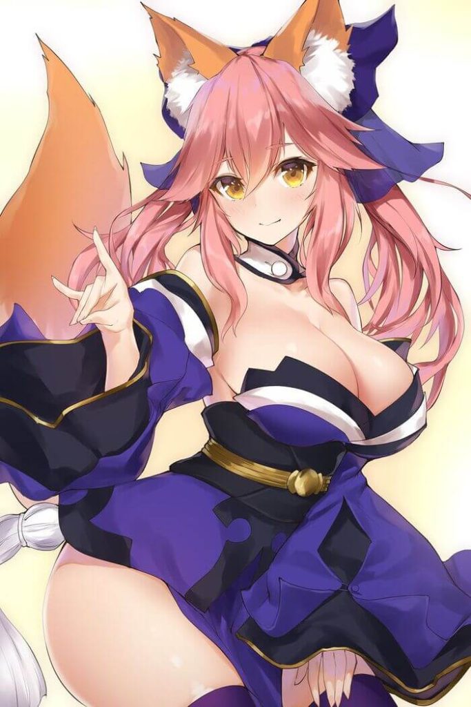 【エロ画像】可愛い玉藻の前の画像を集めてみたが、エロすぎだろ・・・(Fate Grand Order)