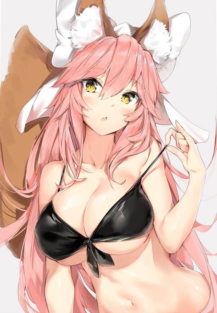 【エロ画像】可愛い玉藻の前の画像を集めてみたが、エロすぎだろ・・・(Fate Grand Order)