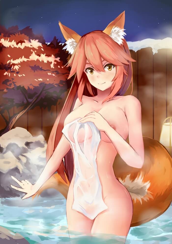 【エロ画像】可愛い玉藻の前の画像を集めてみたが、エロすぎだろ・・・(Fate Grand Order)