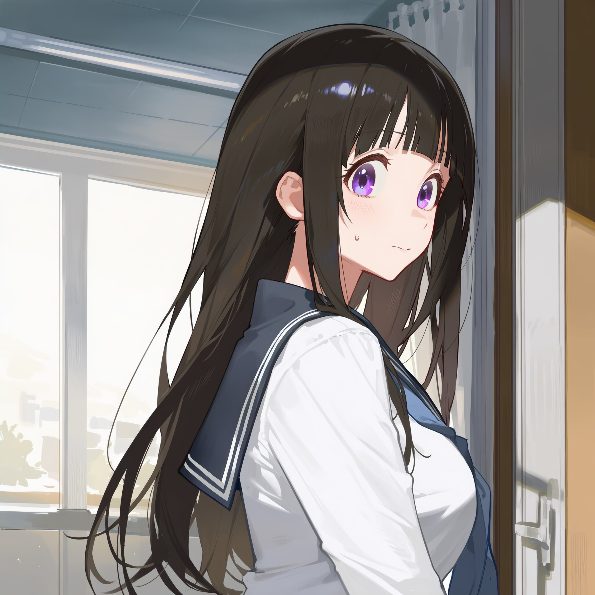 【氷菓】千反田えるの壁紙(PC・スマホ)にできそうな高画質なエロ画像