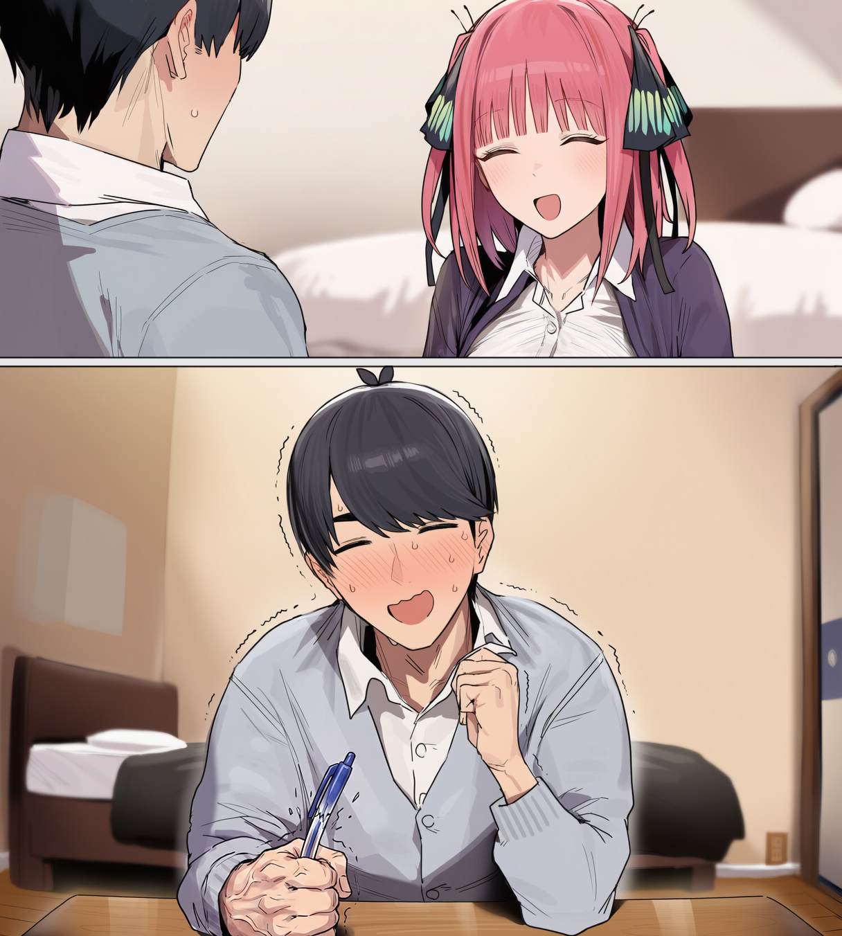【五等分の花嫁】二乃の無料(フリー)の二次エロ画像集