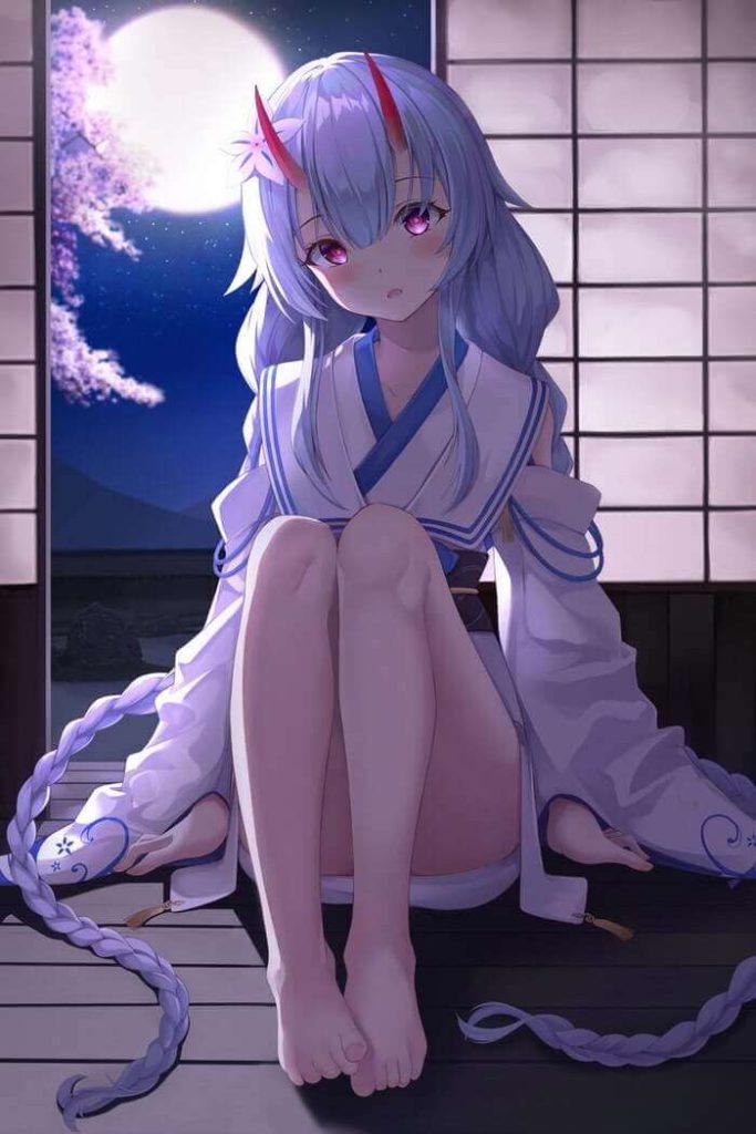和楽チセの悩殺必死のセクシーポーズのエロ画像!【ブルーアーカイブ】