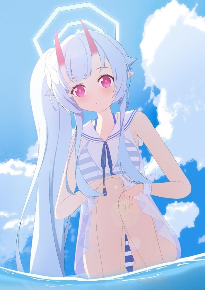 和楽チセの悩殺必死のセクシーポーズのエロ画像!【ブルーアーカイブ】