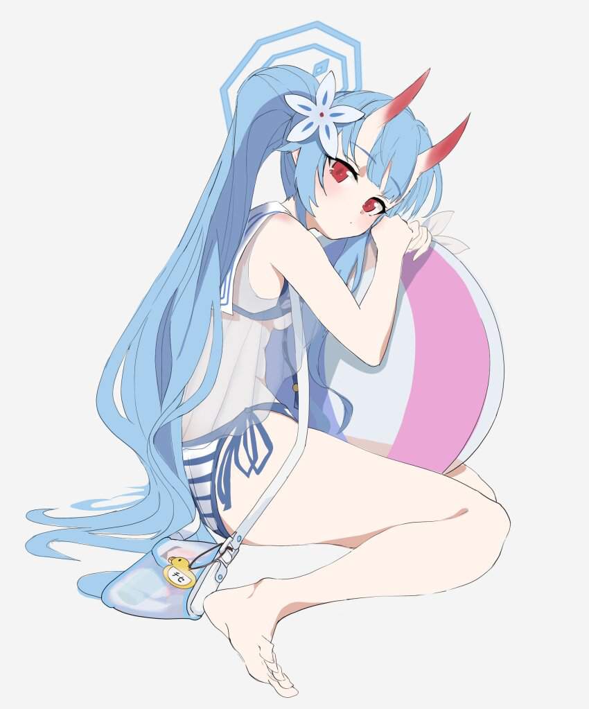 和楽チセの悩殺必死のセクシーポーズのエロ画像!【ブルーアーカイブ】