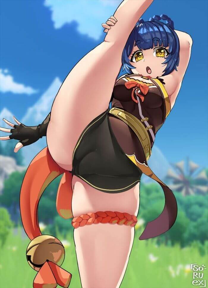 【原神】香菱がオナニーしているのを想像して即抜き二次エロ画像