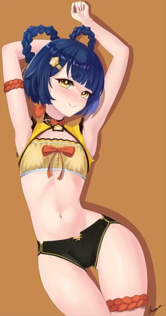 【原神】香菱がオナニーしているのを想像して即抜き二次エロ画像