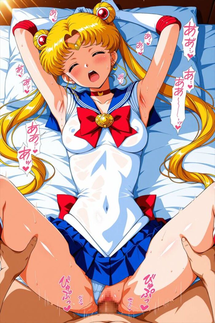月野うさぎの悩殺必死のセクシーポーズのエロ画像！【美少女戦士セーラームーン】