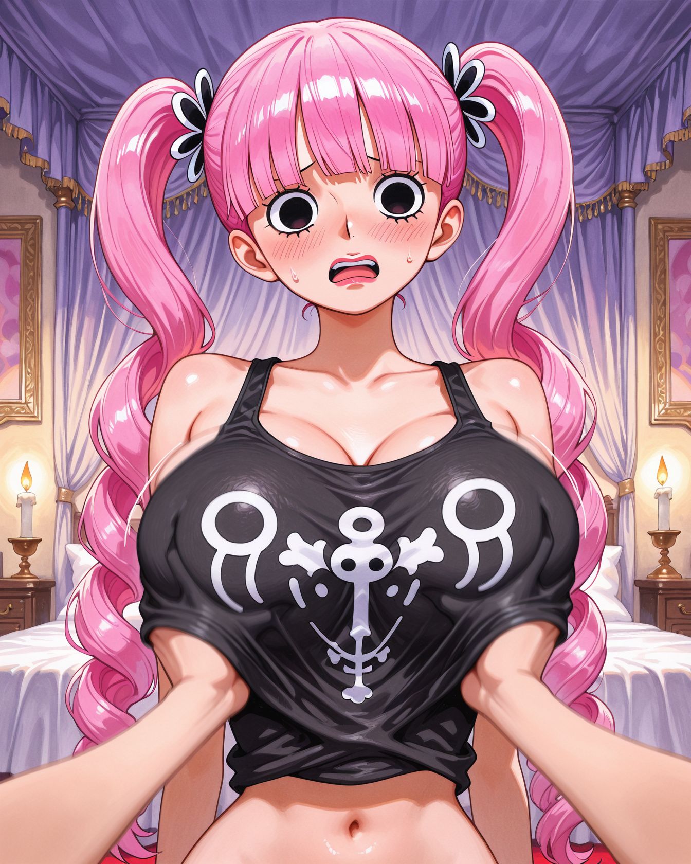 【ワンピース】ペローナがオナニーしているのを想像して即抜き二次エロ画像