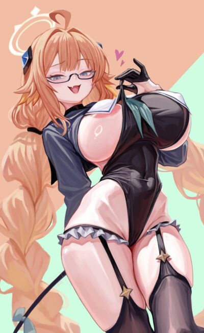 【ブルーアーカイブ】円堂シミコとハメハメ濃厚Ｈがしたくなる二次エロ画像
