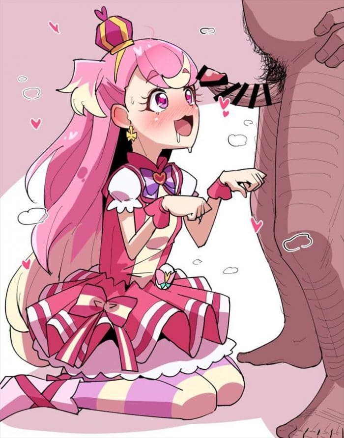 キュアホワイトのオナニー姿を想像するだけでめっちゃ抜けるエロ画像【プリキュア】