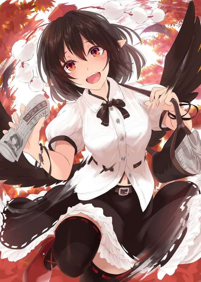 【東方Project】射命丸文のエッチでがっつり抜けるエロ画像