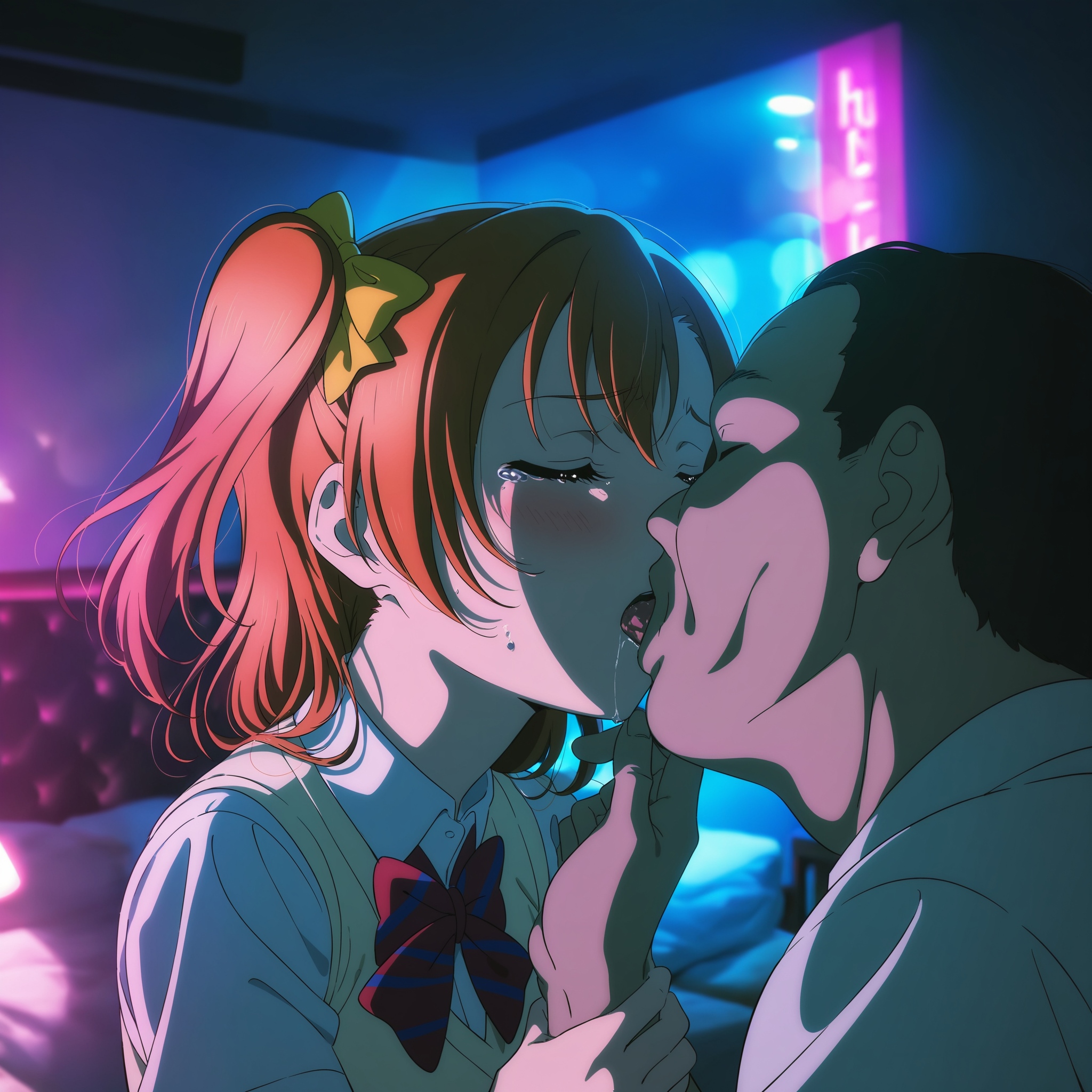【ラブライブ!エロ画像】高坂穂乃果のアヘ顔を見たい人向けの秘密部屋がこちらです!