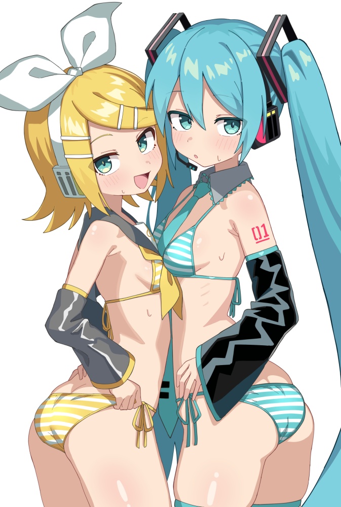 【エロ画像】ボーカロイド 初音ミクと漫画みたいなＨがしたくなる抜きヌキ二次エロ画像