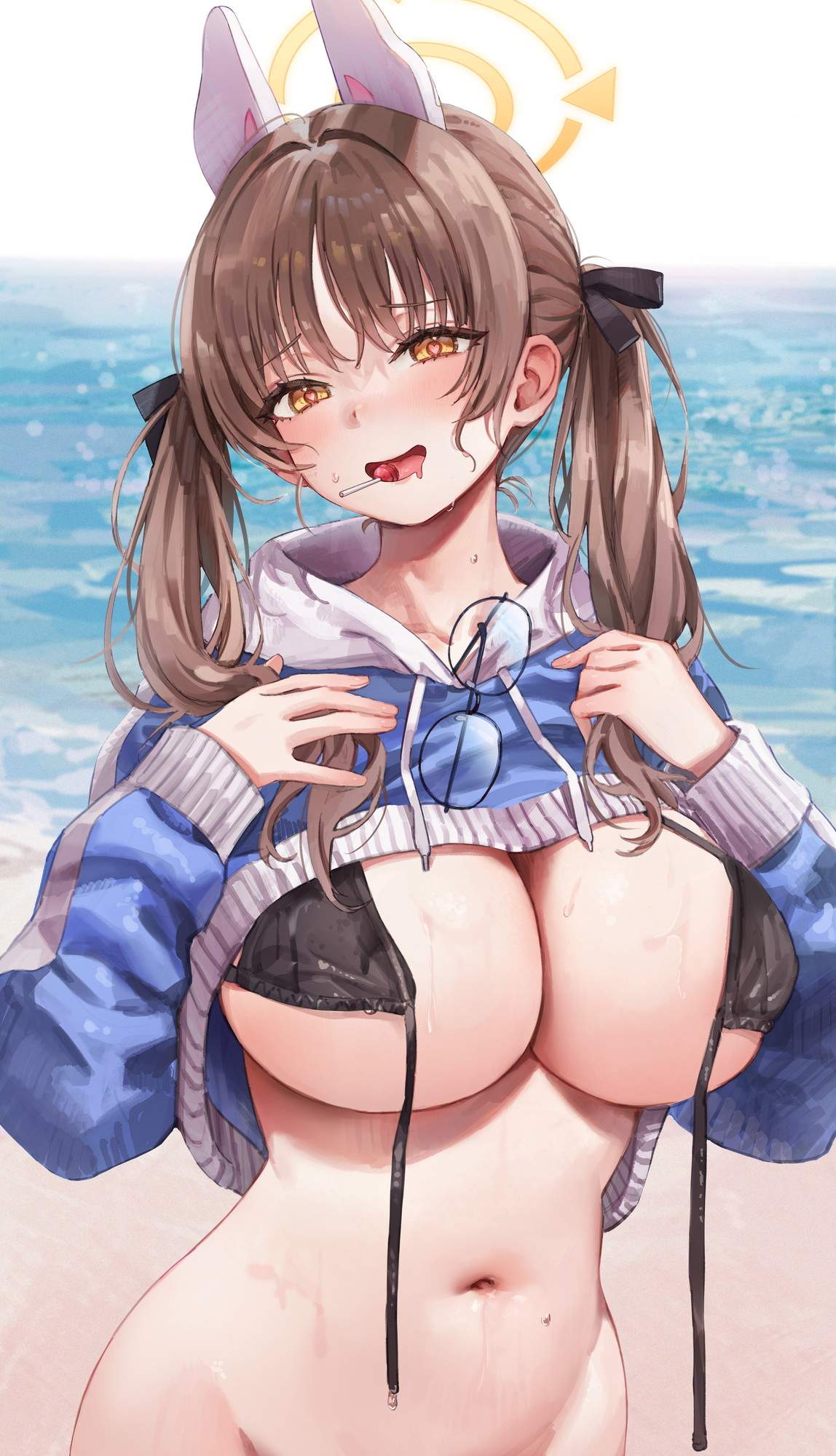 風倉モエのどエロい二次エロ画像がいっぱいおっぱい!【ブルーアーカイブ】