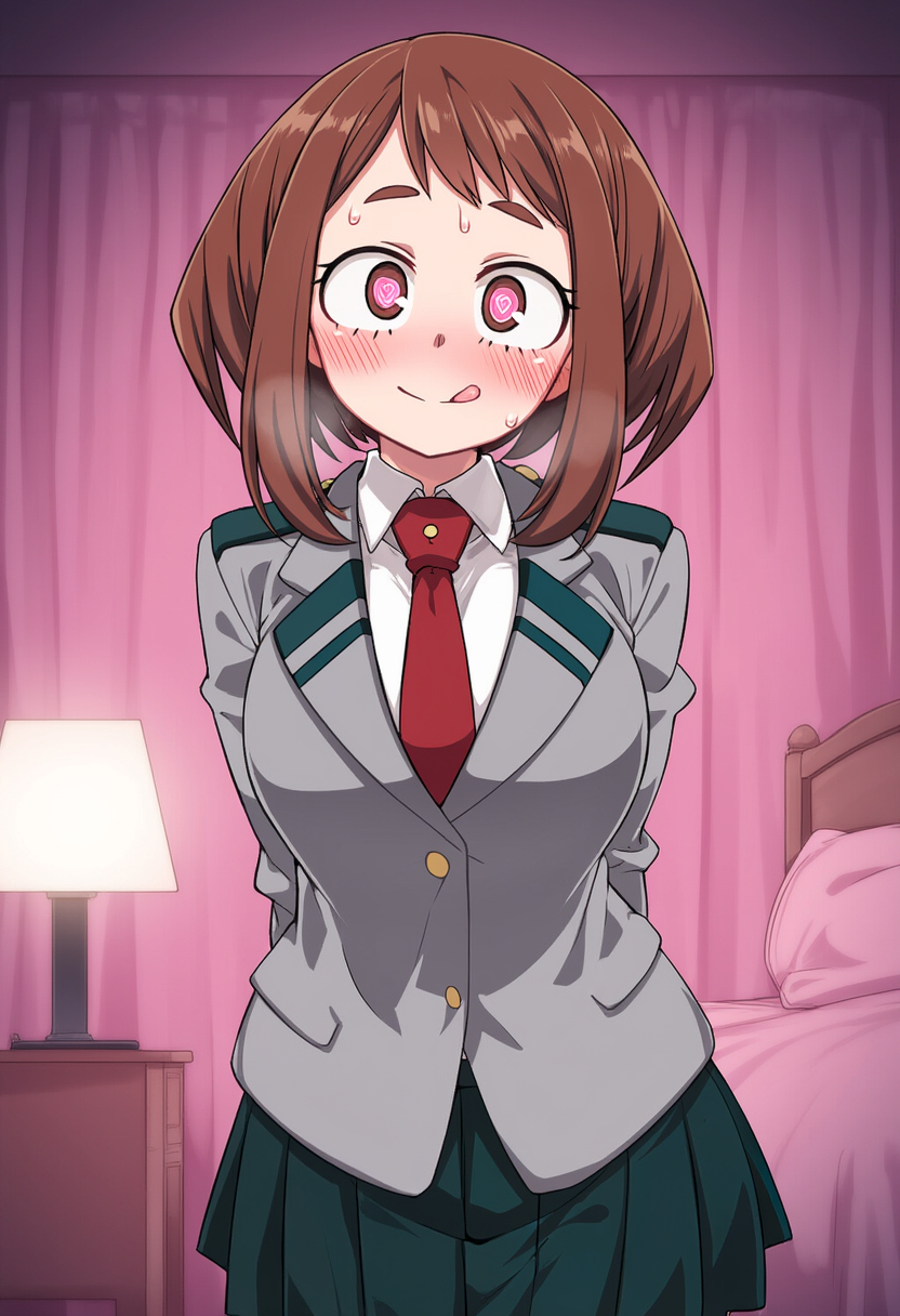 【僕のヒーローアカデミア】麗日お茶子とハメハメ濃厚Ｈがしたくなる二次エロ画像