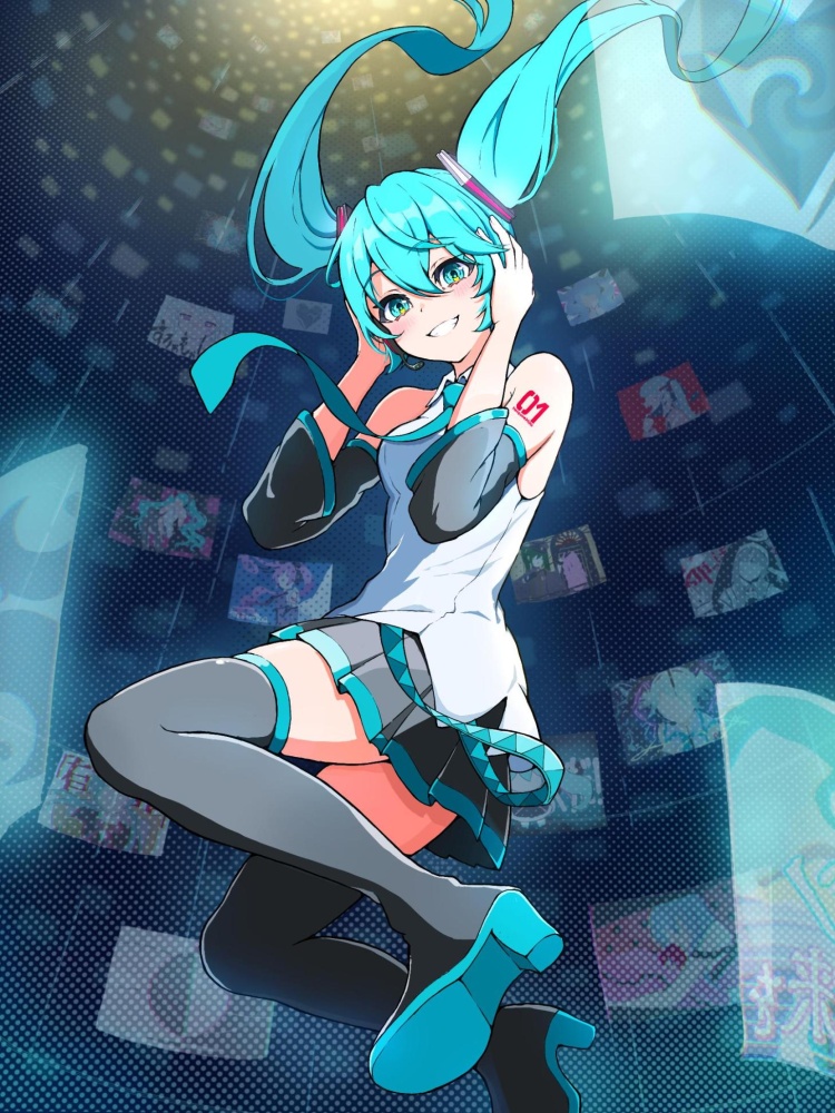 【エロ画像】ボーカロイド 初音ミクと漫画みたいなHがしたくなる抜きヌキ二次エロ画像